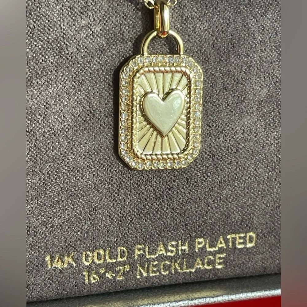 Necklace,Gold Heart Pendant Necklace,